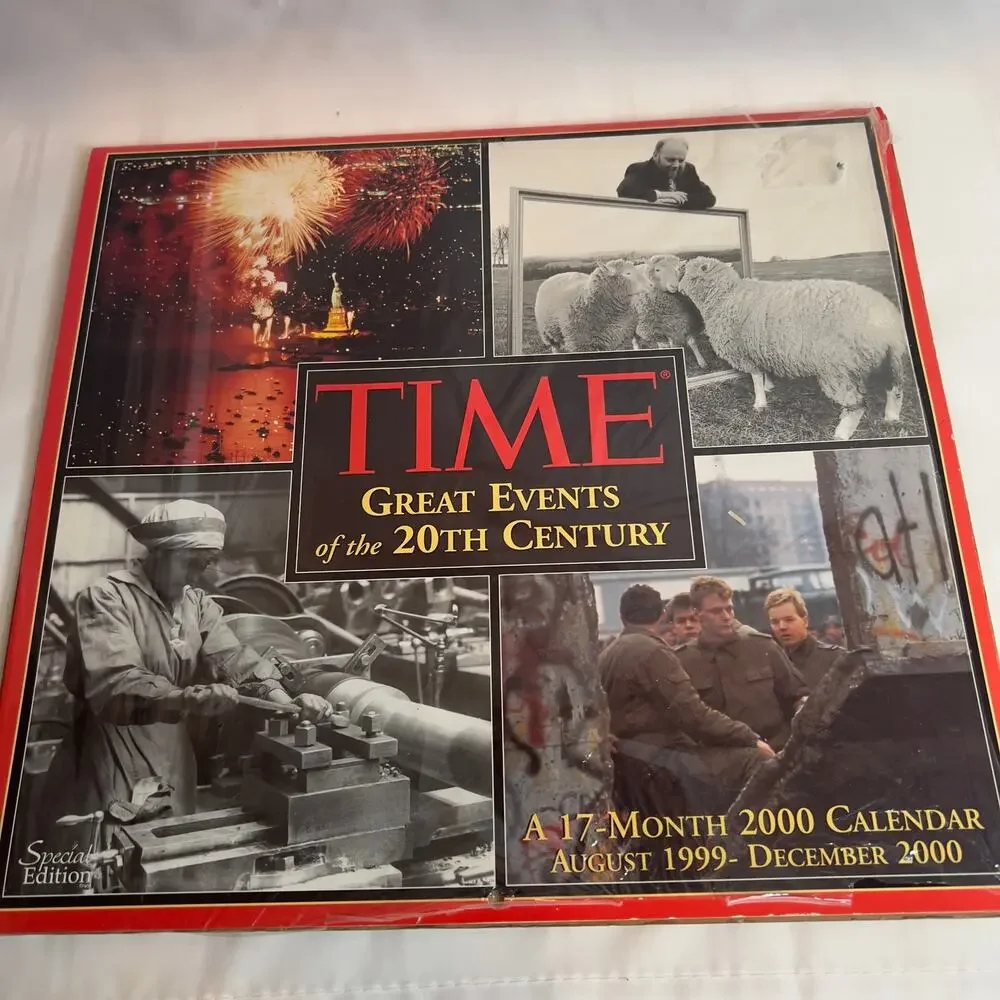 Time Great Events of the 20th Century 17-Month 2000 Calendar Aug 99 - Dec 2000
